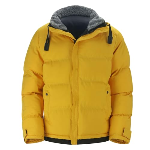 Herren Winterjacke Sale, Winter Jacket Men Herrenjacke Übergangsjacke Men's Jackets Herren Puffer Jacke Wasserdicht Softshelljacken Gelb, 4XL Herren Winterjacke Sale, Winter Jacket Men Herrenjacke Übergangsjacke Men's Jackets Herren Puffer Jacke Wasserdicht Softshelljacken Gelb, 4XL von SKFLABOOF