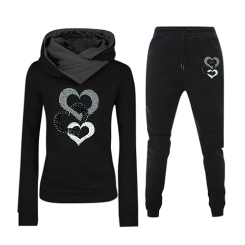 Jogginganzug Trainingsanzug Damen Lounge Fahrradbekleidung Streatwear Trainingsanzüge Jogging Set Pilates Airport Outfit Hausanzug Tracksuit von SKFLABOOF