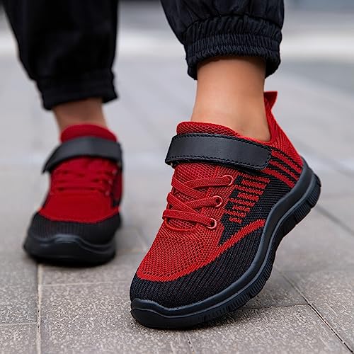 Kinder Turnschuhe Kinder Laufschuhe Flach Wanderschuhe Trekkingschuhe Kinderschuhe Turnschuhe Leicht Unisex Outdoor Straßenlaufschuhe Turnschuhe Sportschuhe Gymnastikschuhe Hallenschuhe von SKFLABOOF