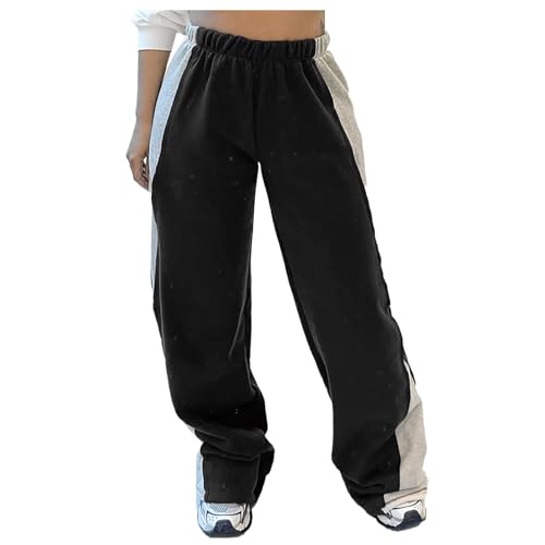 Meine bestellungen, Outdoor Hose Damen Schlupfhose Sommer Weites Bein Arbeitshosen Sport Leichte Wanderhose Jogginghose Laufhose Baggy Schwarz, M von SKFLABOOF