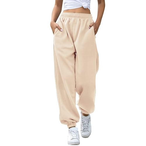 Meine bestellungen, Outdoor Hose Damen Sporthose Sporthosen Lang Freizeithose Sommer Leicht Wander Stretch Sommerhose Große Größen Weiss, XL von SKFLABOOF