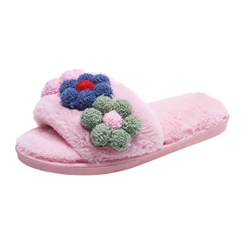 Meine bestellungen, Slippers Women Hüttenschuhe Damen Flauschige Hausschuhe Home Damenhausschuhe Pantoffeln Herren Warm Lustig Herren-Hausschuhe Aesthetic Rosa, 41 von SKFLABOOF