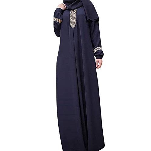 Muslimische Kleider Damen, Gebetskleidung Abaya Frauen Namaz Elbisesi Langarm Islamische Muslimische Kleid Naher Osten Dubai Türkei Arabische Kleidung Ramadan Lang Robe Gebetskleid Langes Kleid von SKFLABOOF