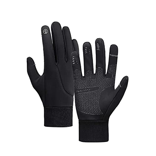 SKFLABOOF Black Friday Angebote 2024 ab wann Datum, Ski Handschuhe Frauen Reithandschuhe Winter Herren Touch Damen Sport Wasserfeste Fahrrad Work Gloves Laufen Winterhandschuhe A, L von SKFLABOOF