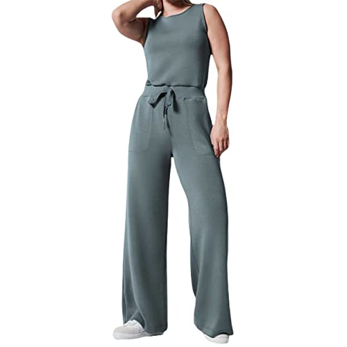 SKFLABOOF Jumpsuit Damen Elegant Air Essential Sommer Onesie Outfit Eleganter Große Größen Essentials Hosenanzug Overall Festlich Playsuit Romper Daily Ritual Fã¼R von SKFLABOOF