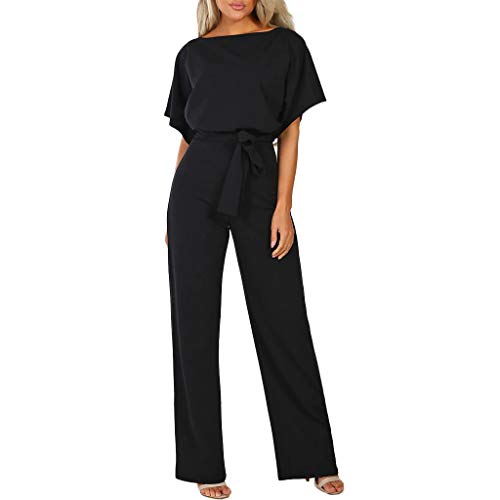 SKFLABOOF Overall Damen Elegant Große Größen Eleganter Onesie Latzhose Outfit Sommer Festlich Romper Hosenanzug Essentials Hochzeit Gast Jumpsuit Hochzeitsgäste Lang von SKFLABOOF