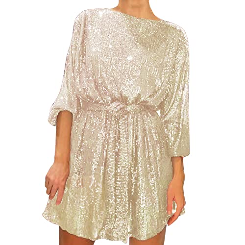 SKFLABOOF Pailettenkleider für Damen Partykleid Hochzeit Glitzer Cocktailkleid Elegant Sexy Hochzeitskleid Langarm Festlich Party Pailletten Frauen Kleider Glitzerkleid Abendkleid SKFLABOOF Pailettenkleider für Damen Partykleid Hochzeit Glitzer Cocktailkleid Elegant Sexy Hochzeitskleid Langarm Festlich Party Pailletten Frauen Kleider Glitzerkleid Abendkleid von SKFLABOOF