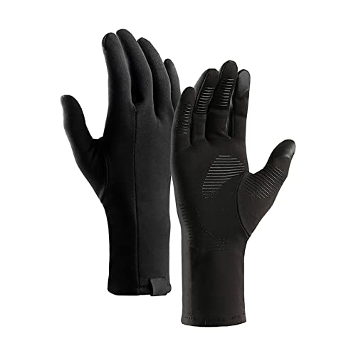 SKFLABOOF Warehouse Deals Angebote, Skihandschuhe Damen Angelhandschuhe Ski Handschuhe Schneehandschuhe Herren Winter Tactical Gloves Wärme Warm Women Winddicht Schwarz, M von SKFLABOOF