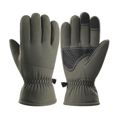 SKFLABOOF blitzangebote des Tages, Ski Handschuhe Frauen Herren Arbeit Fahrrad Winter Warme Damen Thermo MTB Laufen Golf Winterhandschuhe Motorrad Herr AG, M von SKFLABOOF