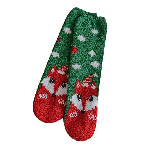 SKFLABOOF socken herren 43-46 lustig, ein Stück Weihnachtssocken Damen Kuschelsocke Weihnachten Socken Kuschelsocken Warme Winter Herren Lustige Männer Weihnachts Lustig 001d D, Einheitsgröße von SKFLABOOF