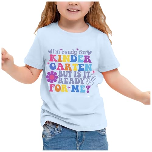 Sale Angebote, Back to School Shirts - Kinder Im Ready for Kinder Garten But is It Ready for Me?Tshirt Schulkind Geschenk Junge Shirts Schulanfang Schulbeginn Tops Blau, 160 von SKFLABOOF