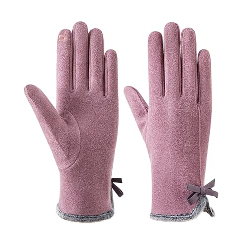 Sale Angebote, EIN Stück Damen Handschuhe Winter Herren Laufen Radfahren Thermohandschuhe Touch Fingerhandschuhe Warme Lila, Einheitsgröße von SKFLABOOF