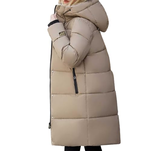 Sale Angebote, Puffer Jacket, Daunenmantel Damen Lang Daunenjacke Leicht Winterjacken Lightweight Winter Winterjacke Mantel Warm Long Jacket Wintermantel Khaki, M Sale Angebote, Puffer Jacket, Daunenmantel Damen Lang Daunenjacke Leicht Winterjacken Lightweight Winter Winterjacke Mantel Warm Long Jacket Wintermantel Khaki, M von SKFLABOOF