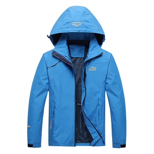 Sale Angebote, Ski Jacke Damen Schneeanzug Winterjacke Herren Gefüttert Winter Sportjacke Arbeitsjacke Skijacke Doppeljacke Fahrrad Für Blau, XXL von SKFLABOOF