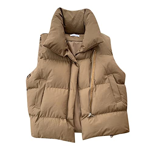 Sale Angebote, Weste Damen Elegant Daunenweste Dünne Steppweste Kurz Kurze Damenwesten Ärmellos Ärmellose Leicht Puffer Jacke Khaki, M Sale Angebote, Weste Damen Elegant Daunenweste Dünne Steppweste Kurz Kurze Damenwesten Ärmellos Ärmellose Leicht Puffer Jacke Khaki, M von SKFLABOOF