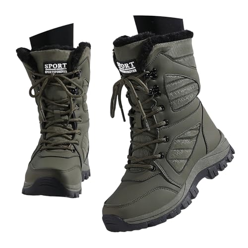 Schneestiefel Damen Trekkingschuhe Winterstiefel Damen Gefüttert Schneeschuhe Damen Winterschuhe Wasserdicht Snow Boots Grün 38 Schneestiefel Damen Trekkingschuhe Winterstiefel Damen Gefüttert Schneeschuhe Damen Winterschuhe Wasserdicht Snow Boots Grün 38 von SKFLABOOF