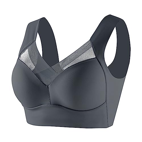 Sport BH Damen Bralette Spitze BH Klassische BHS Große Brüste Comfit Original Damen-BHS Unterwäsche Sportunterwäsche Bustier Shapewear Body Push Up Hautfarben von SKFLABOOF