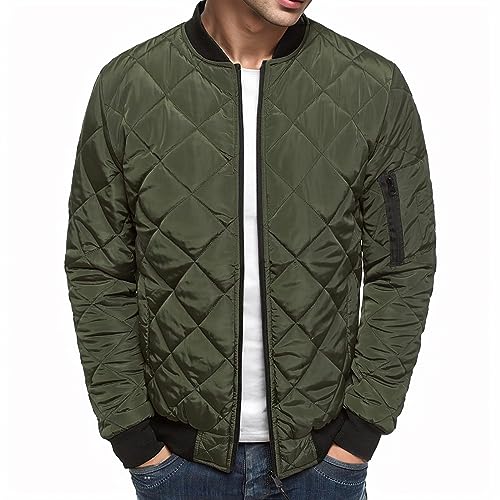 Steppjacke Herren Dicke Ultraleichte Herrenmantel Daunenjacke Winter Warme Übergangsjacke Sale Langarm Parka Business Steppjacke Winterjacke Puffer Jacke von SKFLABOOF