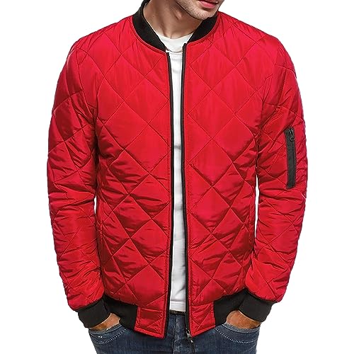 Steppjacke Herren Dicke Ultraleichte Herrenmantel Daunenjacke Winter Warme Übergangsjacke Sale Langarm Parka Business Steppjacke Winterjacke Puffer Jacke von SKFLABOOF