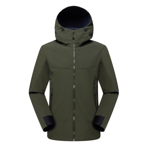 The Deal, Ski Jacke Damen Arbeits Winterjacke Herren Wintermantel Gefüttert Warmer Mantel Winter Parka Damen-Jacken Allwetterjacke Grün, M von SKFLABOOF