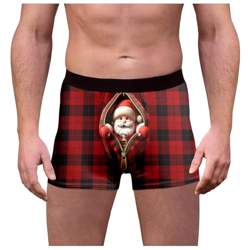 The Deal, Weihnachtsunterhose Herren Weihnachten Boxershorts Bunt Sexy Lustig Für Männer Witzig Personalisiertes Rot, 5XL The Deal, Weihnachtsunterhose Herren Weihnachten Boxershorts Bunt Sexy Lustig Für Männer Witzig Personalisiertes Rot, 5XL von SKFLABOOF
