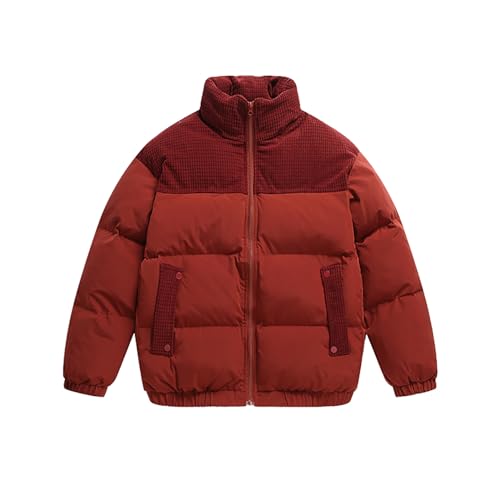 Warehouse Deal, Herren Winterjacke Puffer Jacke Outdoor Jacken Winter Urban Classics Übergangsjacke Steppjacke Leicht Sweatshirt Herbstjacke Rot, 3XL von SKFLABOOF