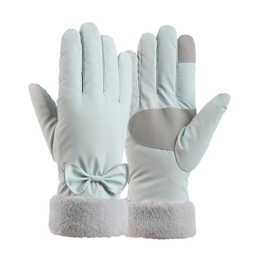 Warehouse Deal retourenware, EIN Stück Damen Handschuhe Winter Fahradhandhandschuhe Herren Fahrrad Thermal Gloves Winterhandschuhe Warm Winddicht Blau, Einheitsgröße von SKFLABOOF