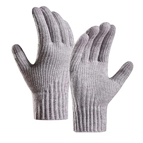 Warehouse Deal retourenware, EIN Stück Thermohandschuhe Winter Damen Handschuhe Warm Touch Winterhandschuhe Fahrrad Herren Joggen Mit Touchfunktion Lila, Einheitsgröße von SKFLABOOF