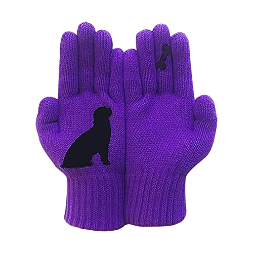 Warehouse Deals Angebote, EIN Stück Damen Handschuhe Winter Gym Softshell Herrenhandschuhe Arbeitshandschuhe Bike Gloves Männer Fahrrad Herren Lila, Einheitsgröße von SKFLABOOF