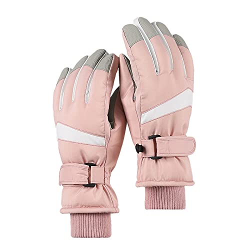 Warehouse Deals Angebote, EIN Stück Damen Handschuhe Winter Winterhandschuhe Fahrrad Thermo Bike Gloves & Fäustlinge Für Herren Herrenhandschuhe Sport Rosa, A von SKFLABOOF