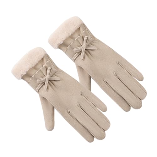 Warehouse Deals Angebote, EIN Stück Thermohandschuhe Winter Damen Herren Thermo-Handschuhe Thermal Gloves Warme Handschuhe Men Sport Fahrrad Khaki, Einheitsgröße von SKFLABOOF