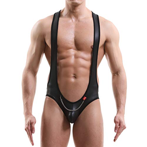 Warehouse Deals Angebote, Mankini - Der Borat Badeanzug Herren Tanga Stringbody Stripper Outfit Herrenslips Unterhosen Slip Strapse Für Slips Schwarz, M von SKFLABOOF