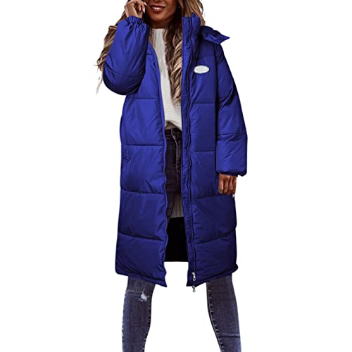 Winterjacke Damen warm, Daunenmantel Damen Lang Wintermantel Warm Winter Jacke Winterjacke Knielang Women Jacket Warme Damensteppmäntel Taillierte Blau, M Winterjacke Damen warm, Daunenmantel Damen Lang Wintermantel Warm Winter Jacke Winterjacke Knielang Women Jacket Warme Damensteppmäntel Taillierte Blau, M von SKFLABOOF
