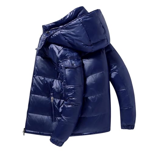 Winterjacke Herren Glänzende Daunenjacke Herren Ultraleichte Männer Übergangsjacke Dicke Winter Steppjacke Outdoor Parka Übergangs Sale Puffer Jacke Herrenmantel Daunenjacke Winterjacke von SKFLABOOF