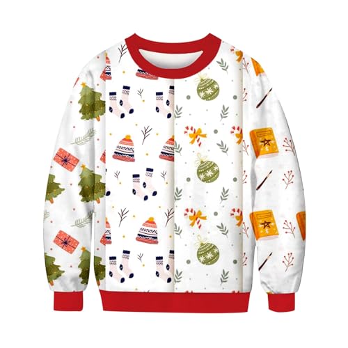 Winterpullover Herren Weihnachten Christmas Ugly Sweater Weihnachtsoutfit Ugly Christmas Sweater Weihnachten Winter Lustig Weihnachtspullover Winterpullover Weihnachtspulli von SKFLABOOF