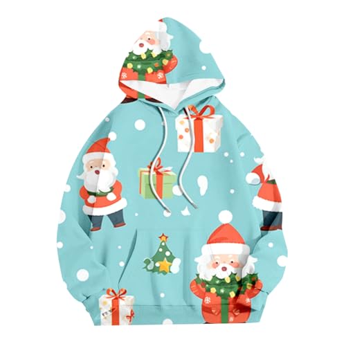 b Ware, Weihnachts Hoodie Herren Ugly Christmas Sweater Pullover Weihnachtspullover Männer Weihnachtspulli Weihnachten Funny Mintgrün, S von SKFLABOOF