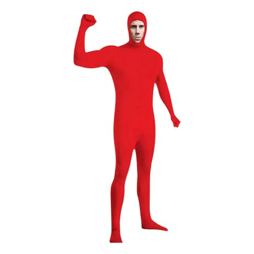 b Ware retouren, Unisex Ganzkörperanzug Halloween Karneval Ganzkörper Slenderman Kostüm Bodysuit Man Damen Herren Greenscreen Anzug Zentai Suit Rot, 170 b Ware retouren, Unisex Ganzkörperanzug Halloween Karneval Ganzkörper Slenderman Kostüm Bodysuit Man Damen Herren Greenscreen Anzug Zentai Suit Rot, 170 von SKFLABOOF