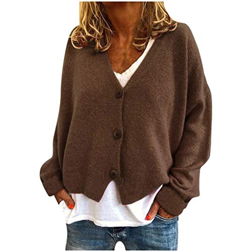 tagesangebote Heute, Damen Strickjacke - Damen Strickjacke Strickpullover Damen Bolero Jacke Kurze Kurz Cardigan Strickjacken Elegant Elegante Pullover Strick Pullover Für Damen Braun, 3XL tagesangebote Heute, Damen Strickjacke - Damen Strickjacke Strickpullover Damen Bolero Jacke Kurze Kurz Cardigan Strickjacken Elegant Elegante Pullover Strick Pullover Für Damen Braun, 3XL von SKFLABOOF