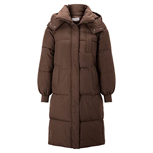 übergangsjacken Damen günstig, Daunenmantel Damen Lang Mantel Damen-Steppmäntel Jackem Softshell Für Winter Coat Women Leichte Warme Winterjacke Warm C, 3XL von SKFLABOOF