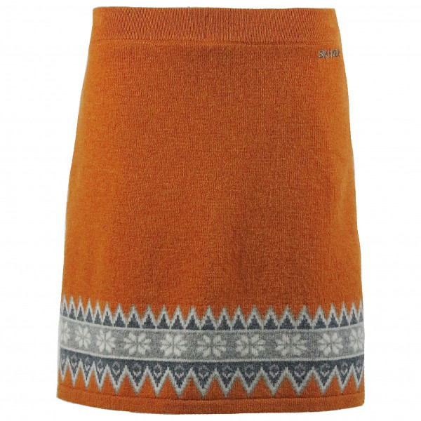 SKHOOP - Women's Scandinavian Knee Skirt - Rock Gr S rot von SKHOOP