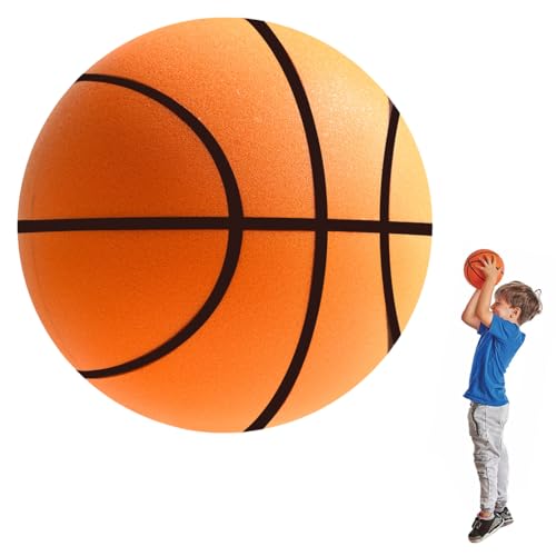 SKIKHN Silent Basketball, 24cm Leiser Basketball,Ball aus Schaumstoff mit Hoher Dichte,Lautlose Basket ball,Schaumstoffball für das Training im Raum,Lightweight Training Ball Für Kinder und Erwachsene SKIKHN Silent Basketball, 24cm Leiser Basketball,Ball aus Schaumstoff mit Hoher Dichte,Lautlose Basket ball,Schaumstoffball für das Training im Raum,Lightweight Training Ball Für Kinder und Erwachsene von SKIKHN