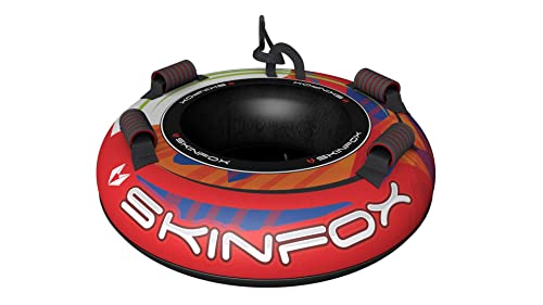 SKINFOX Snowtube Ø 100cm - OrangeMix Aufblasbare Schlitten mit Griff Profi Snow Tube Rodelreifen Schneereifen Rutschreifen SKINFOX Snowtube Ø 100cm - OrangeMix Aufblasbare Schlitten mit Griff Profi Snow Tube Rodelreifen Schneereifen Rutschreifen von SKINFOX