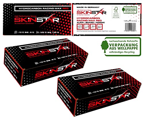 SkinStar Hydrocarbon Racing Skiwax Profi-Wachs Cold Mix Red 250g SkinStar Hydrocarbon Racing Skiwax Profi-Wachs Cold Mix Red 250g von SkinStar
