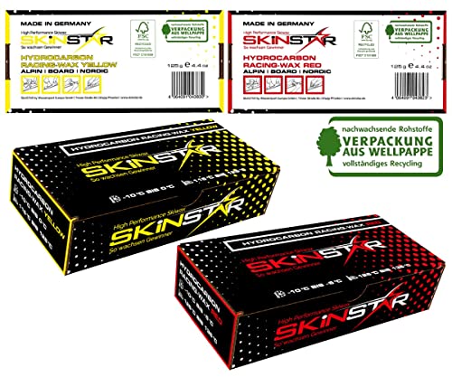 SkinStar Hydrocarbon Racing Wax Skiwax Profi-Wachs Mix Set Yellow-Red 250g SkinStar Hydrocarbon Racing Wax Skiwax Profi-Wachs Mix Set Yellow-Red 250g von SkinStar