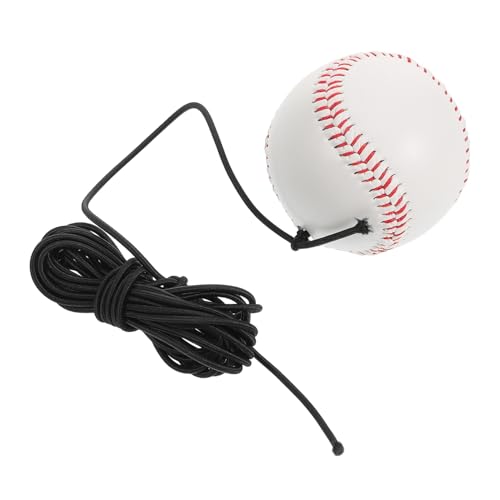 SKISUNO 1 Set Baseball Trainer Schlagzubehör Baseball Schaukel Trainingsgerät Softball Schaukel Trainer Schlagübungsausrüstung Baseball Schlagtrainer Baseball Schaukelgurt Weißes von SKISUNO