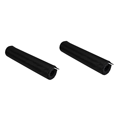 SKISUNO 2St Langhantel-Pads Kniebeuge-Pad Kniekissen Barbell Pad für Kniebeugen Barbell Kniebeugenpolster Training Langhantel-Abdeckung Langhantelabdeckung zum Gewichtheben Schaum Black von SKISUNO