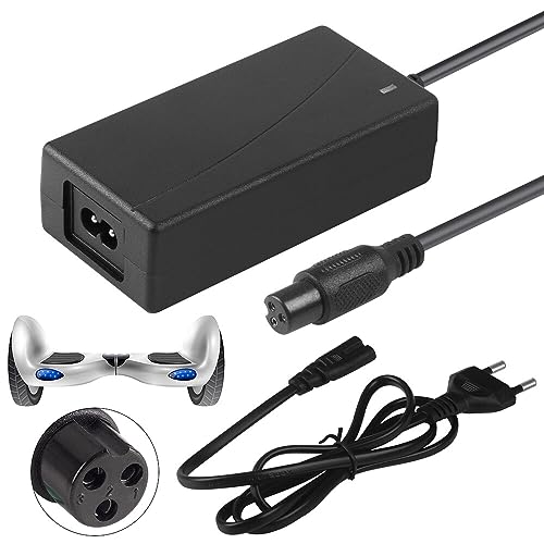 SKJJL Hoverboard Ladekabel, Ladekabel Hoverboard, 3 Polig 42V 2A, e Scooter Ladekabel, Ladekabel für Hoverboard, e Scooter Ladegerät für Bluewheel Hoverboard, Batterien Ladegeräte für Scooter SKJJL Hoverboard Ladekabel, Ladekabel Hoverboard, 3 Polig 42V 2A, e Scooter Ladekabel, Ladekabel für Hoverboard, e Scooter Ladegerät für Bluewheel Hoverboard, Batterien Ladegeräte für Scooter von SKJJL