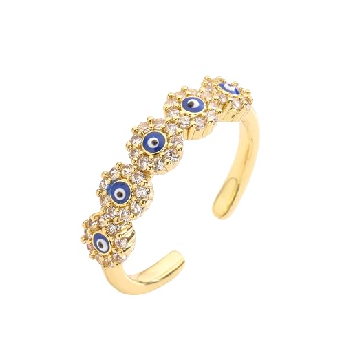 SKJUBLPG Ring Ringe Damen Bijouterie Herren Ringe Für Damen Blau von SKJUBLPG