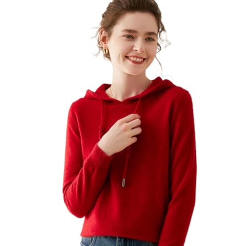 SKJUBLPG Sweatshirts Kapuzenpullover Pullover Hoodies Hoodie Herren Damen Pullover Damen L Rot von SKJUBLPG