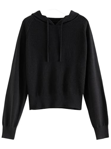 SKJUBLPG Sweatshirts Kapuzenpullover Pullover Hoodies Hoodie Herren Damen Pullover Für Damen S Schwarz von SKJUBLPG